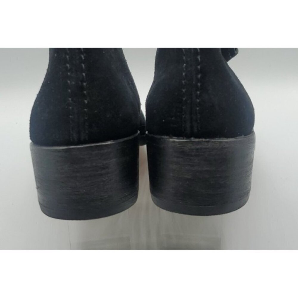 Dolce Vita Boots Trist Black Suede Ankle Slip On Booties Size 10 - Picture 7 of 11